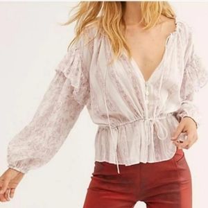 Free People Peasant Blouse